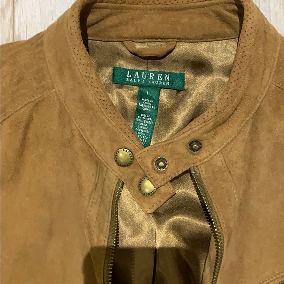 Softest Suede Lauren bomber jacket - Picture 2 of 4